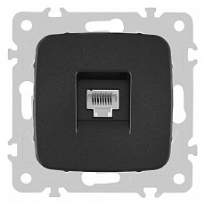 Розетка ethernet rj-45 без рамки arte milano am-205 205.45-1.black